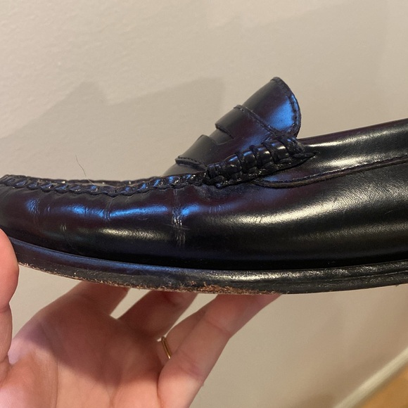 G.H. Bass & Co Weejuns Black Patent Leather Penny Loafers - Picture 14 of 17